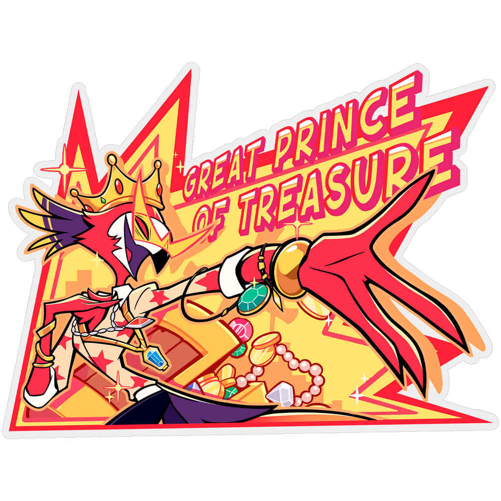 The Great Prince of Treasure Sticker *LIMITED STOCK*
