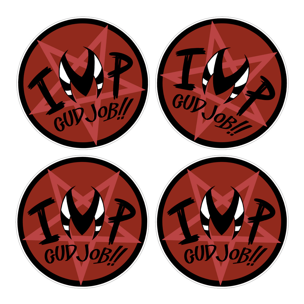 IMP Gud Job - 4 Sticker Pack
