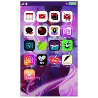 Not In Inventory Sticker Hell App Icons Sticker Sheet *LIMITED STOCK* – SpindleHorse