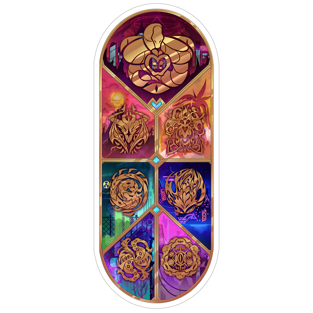 Hell Rings Window Cling Sticker *LIMITED STOCK*